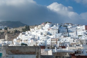 Tánger, Marruecos, vista panorámica de la ciudad de Tetuán