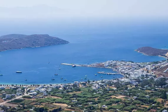 Panorama del Golfo de Serifos en las Islas Cícladas